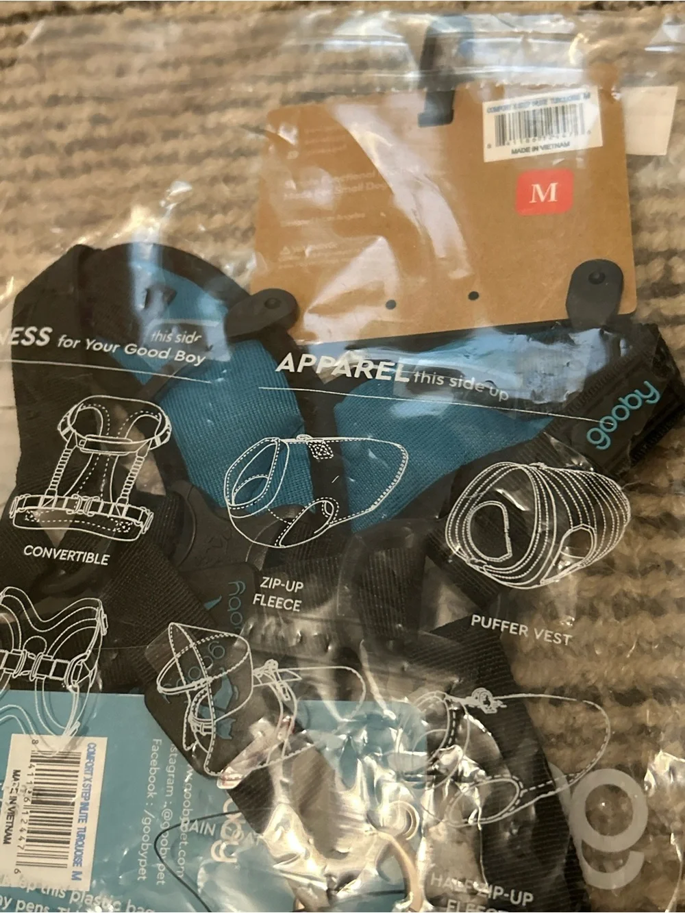 Gooby blue breathable
